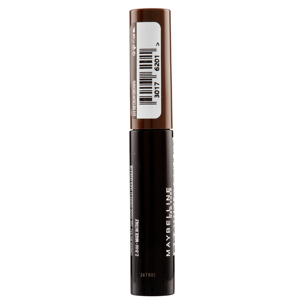 Maybelline New York Gel Mascara Sopracciglia Brow Fast Sculpt, Lunga Tenuta, 04 Marrone 2.8 ml